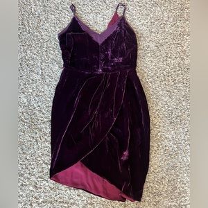 Velvet Plum Dress